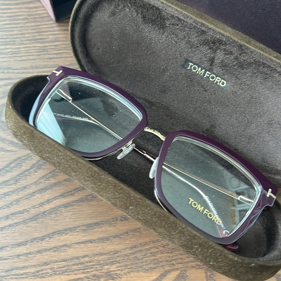 AUTHENTIC Tom Ford Large Square Optical Frame Glasses NWOT - Picture 3 of 8
